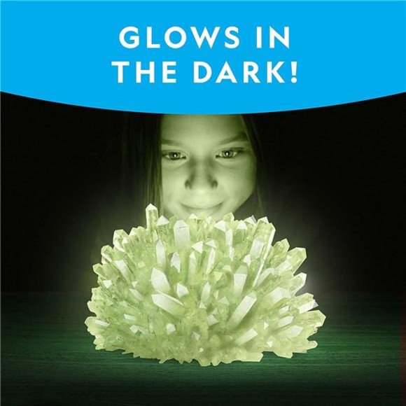 Jumbo Crystal Growing Kit - Grow a Giant Glow in the Dark Crystal in a Few Days - Picture 4 of 6